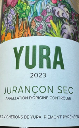 Les Vignerons de Yura Jurancon Sec 2023