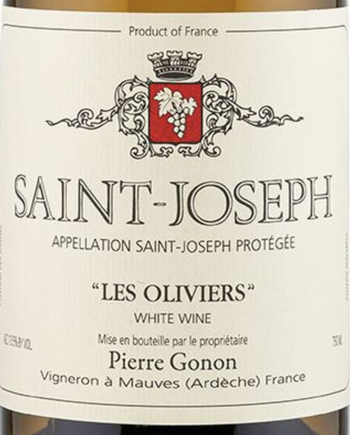 Domaine Pierre Gonon Saint-Joseph Blanc Les Oliviers 2023