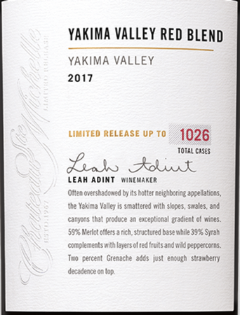 Chateau Ste Michelle Limited Release Red Blend 2017