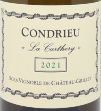 Chateau Grillet Condrieu La Carthery 2022