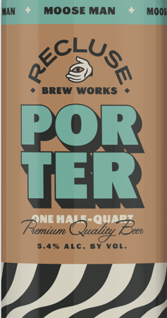 Recluse Moose Man Porter 16oz Can