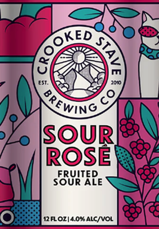 Crooked Stave Sour Rose 12oz Can