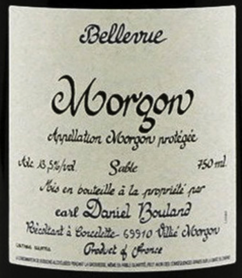 Daniel Bouland Morgon Bellevue Sable 2021