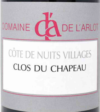 Domaine de l'Arlot Cote de Nuits Villages Clos du Chapeau 2016
