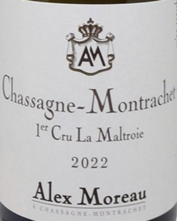 Domaine Moreau Chassagne-Montrachet 1er Cru La Maltroie 2022