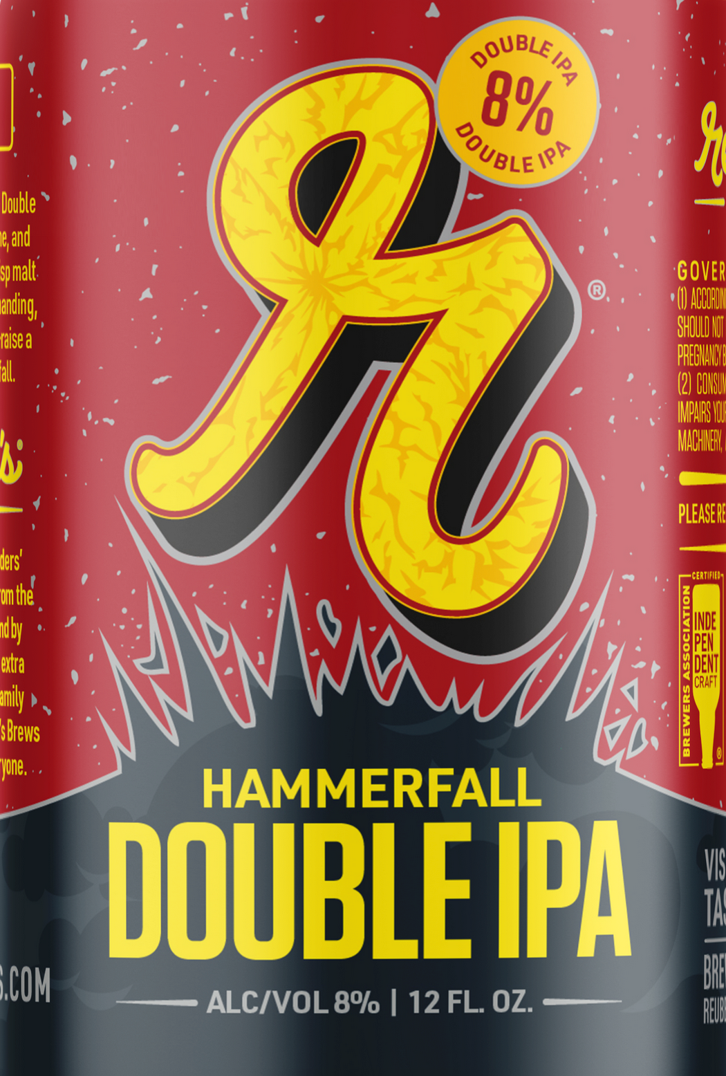 Reuben's Brews Hammerfall IPA 12oz Can