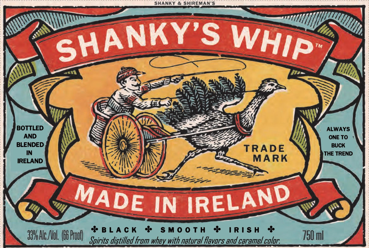 Shanky's Whip Black Irish Whiskey 1 Liter