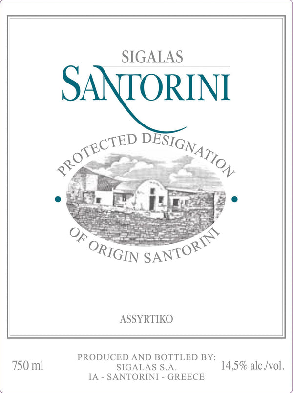 Sigalas Assyrtiko Barrel Ferment Santorini 2023