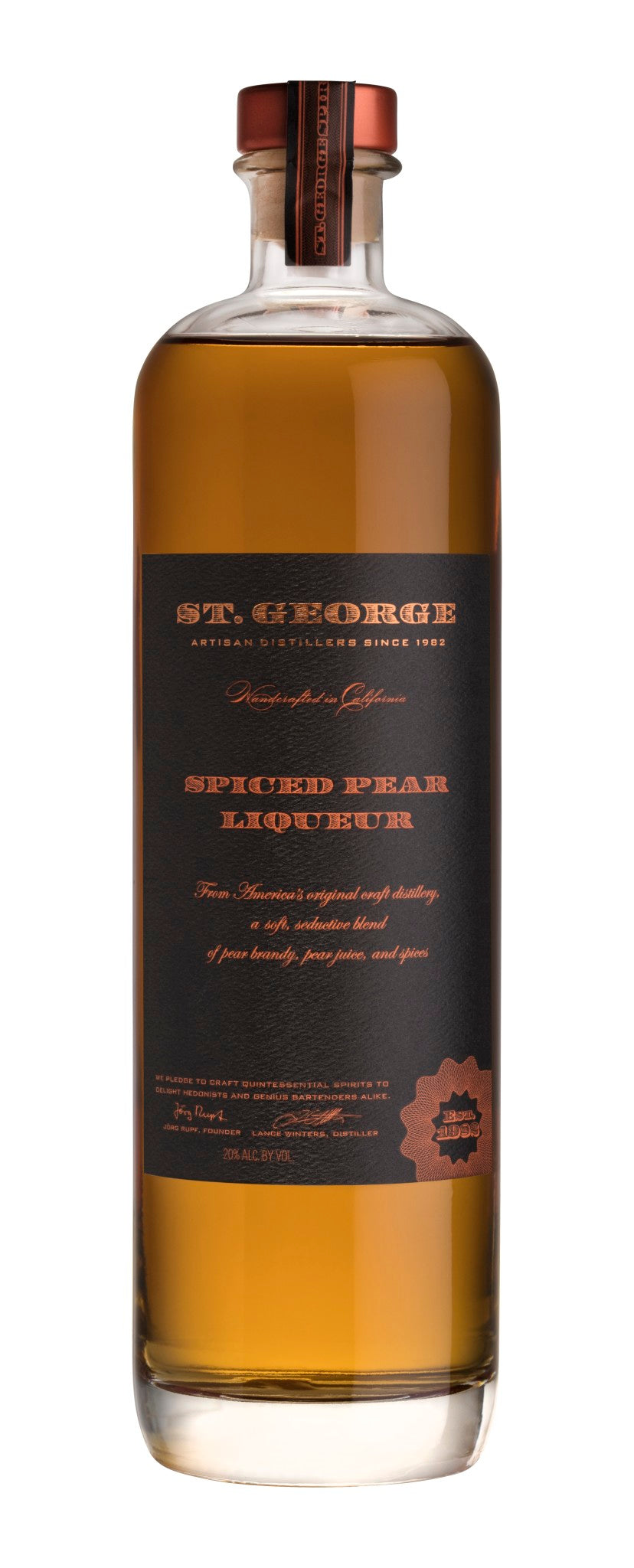 St George Spiced Pear Liqueur 750mL