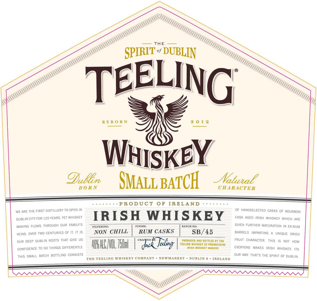 Teeling Small Batch Irish Whiskey 750mL