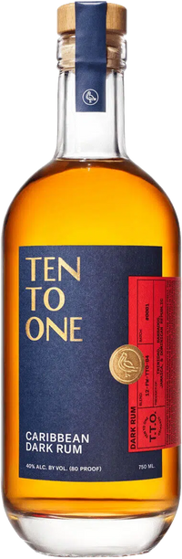 Ten to One Caribbean Dark Rum 750mL