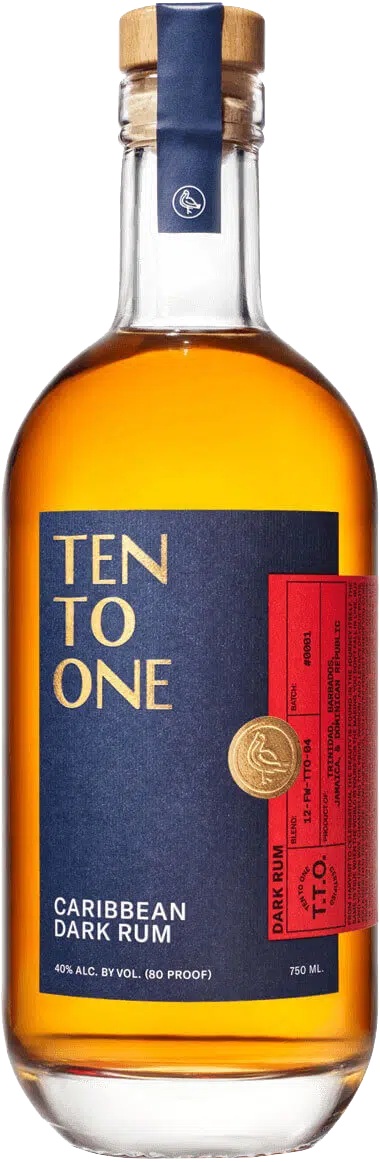 Ten to One Caribbean Dark Rum 750mL