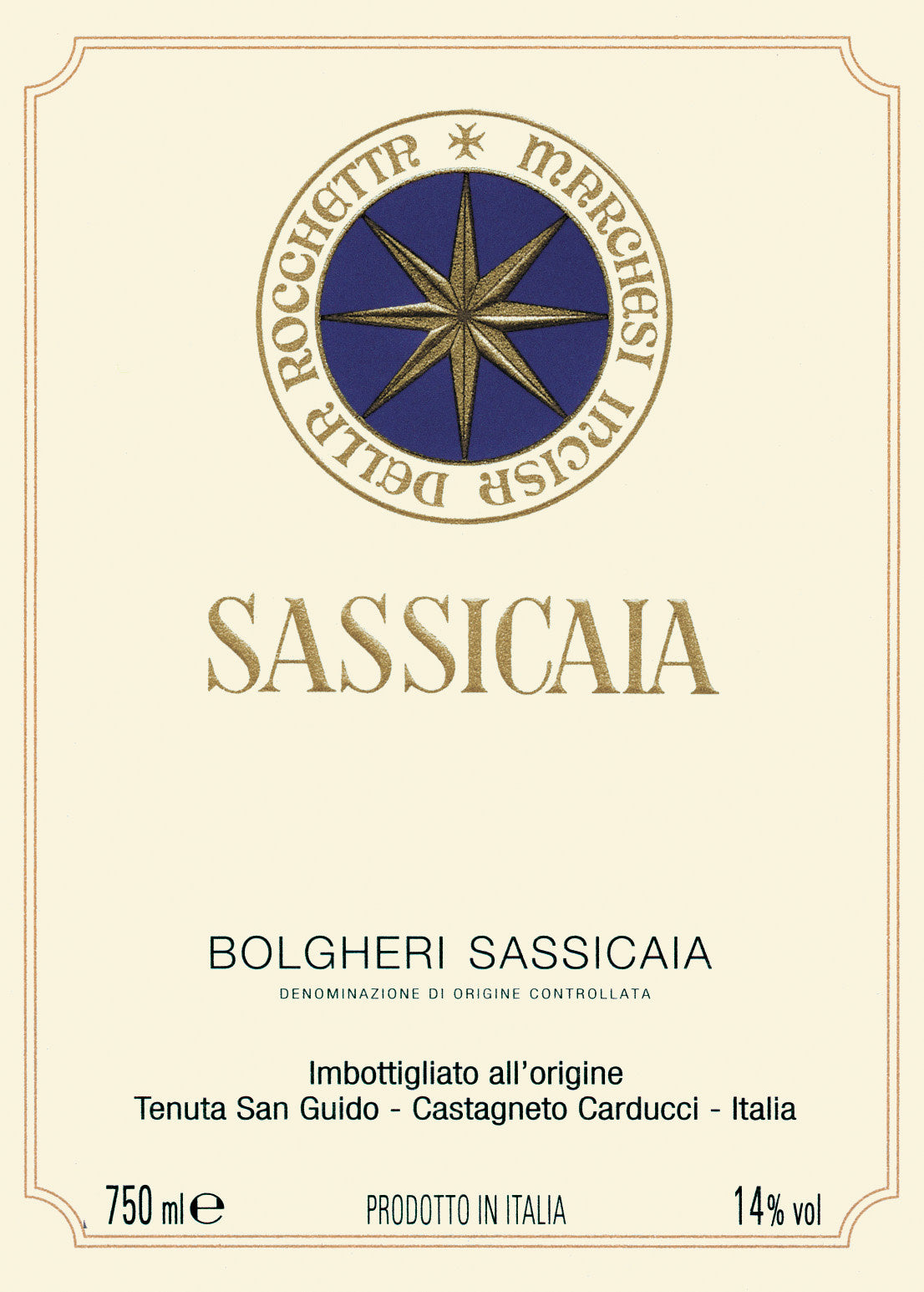 Tenuta San Guido Sassicaia 2021