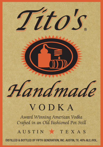 Tito's Vodka 1 Liter Bottle