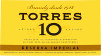 Torres Imperial Brandy 10 Yr 750mL