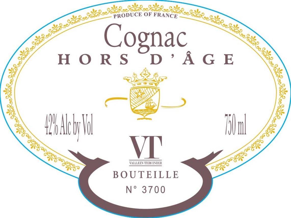 Vallein Tercinier Hors D' Age Cognac 750mL