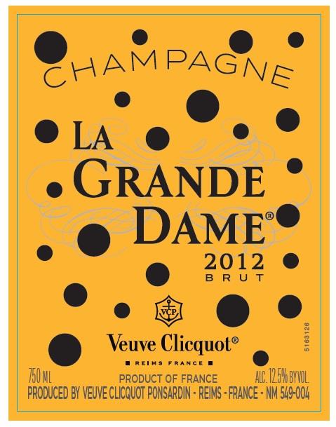 Veuve Clicquot La Grande Dame Yayoi Kusama Limited Edition in Gift Box 2012