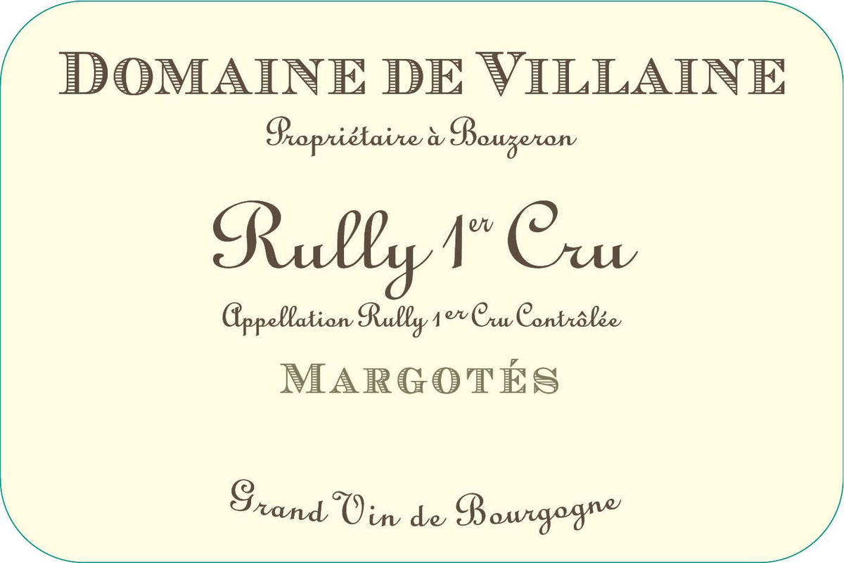 Villaine Rully Cloux Blanc 2019