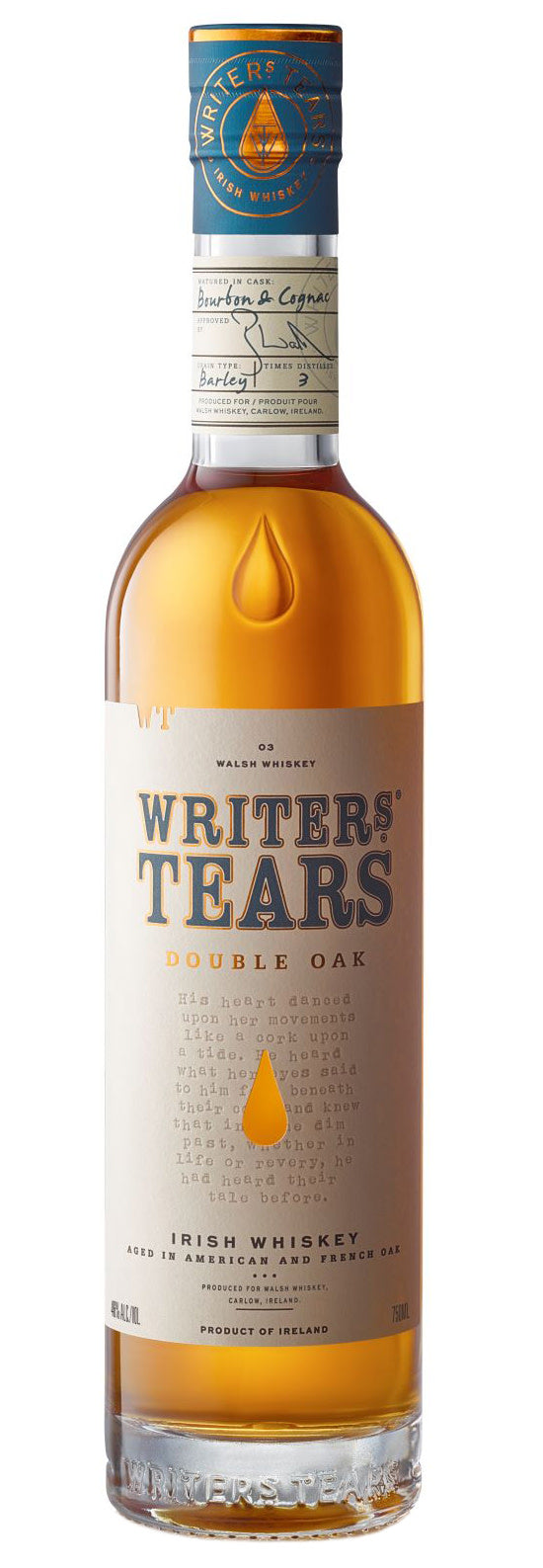 Writer's Tears Irish Whiskey 750mL
