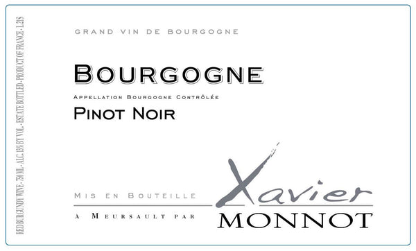 Xavier Monnot Bourgogne Rouge 2020