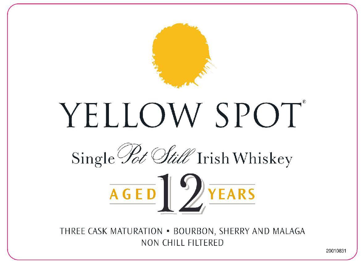 Yellow Spot 12 year Whiskey 750mL