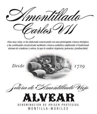 Alvear Carlos VII Amontillado (375ML half-bottle)