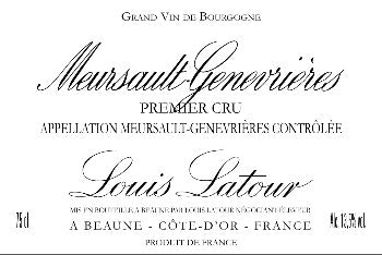 Louis Latour Meursault Genevrieres Premier Cru 2016