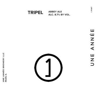 Une Annee Tripel 16oz Can