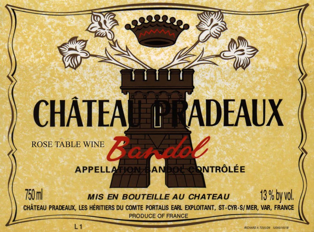 Chateau Pradeaux Bandol Rose 2023