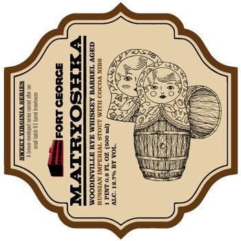Fort George Matryoshka Rye Barrel Cocoa Nibs 500mL Bottle