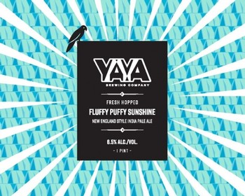 YaYa Brewing Fresh Hop Fluffy Puffy Sunshine 16oz Can