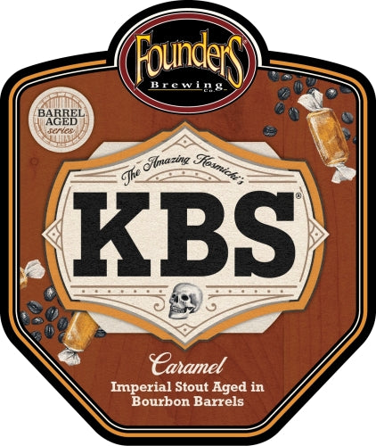 Founders Kentucky Breakfast Stout KBS Caramel 12oz