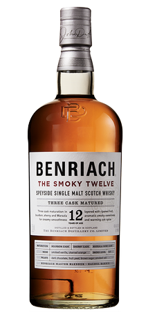 Benriach Smokey 12 year Speyside Single Malt Scotch Whisky 750mL