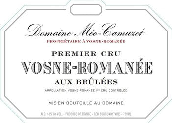 Domaine Meo-Camuzet Vosne-Romanee Aux Brulees Premier Cru 2022