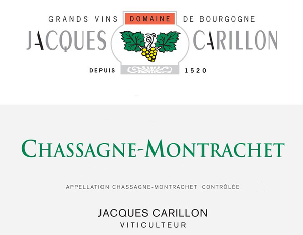 Jacques Carillon Chassagne Montrachet 2019