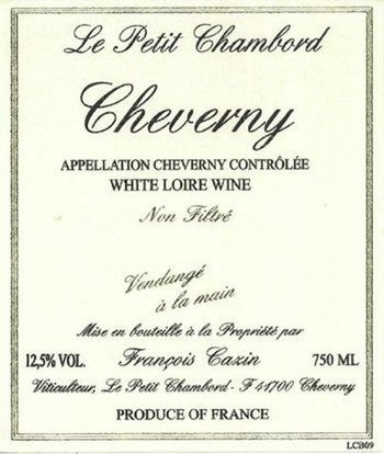 Francois Cazin Cheverny Blanc 2025