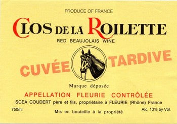 Clos de la Roilette Fleurie Beaujolais Cuvee Tardive 2023