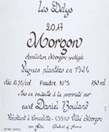 Daniel Bouland Morgon Les Delys 2017