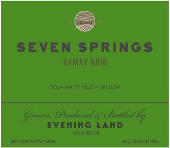 Evening Land Vineyards Gamay Noir 2021