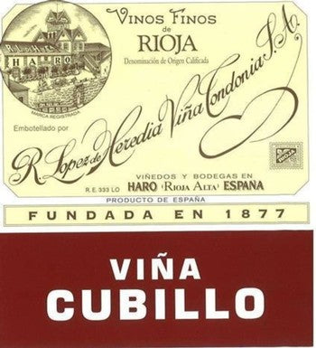 R. Lopez de Heredia Vina Cubillo Crianza 2016