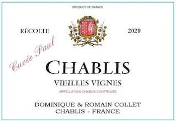Domaine Dominique & Romain Collet Chablis VV 2022
