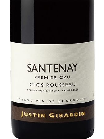 Justin Girardin Santenay Clos Rousseau Premier Cru 2022