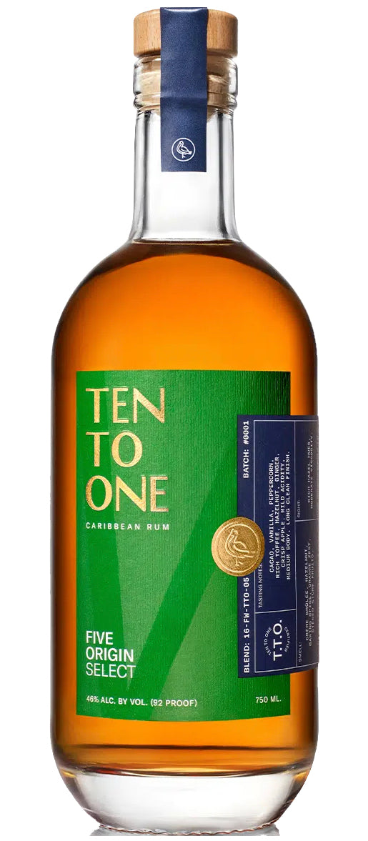 Ten to One Five Origin Select Rum 750mL