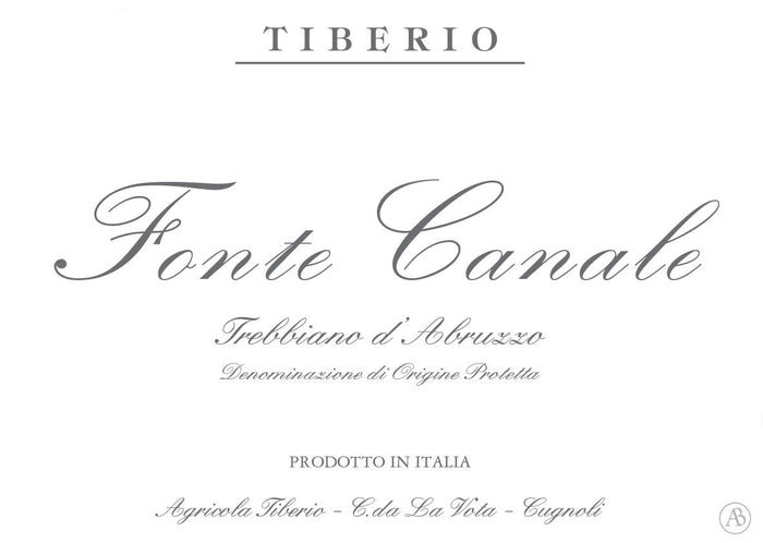Tiberio Fonte Canale Trebbiano d'Abruzzo 2023