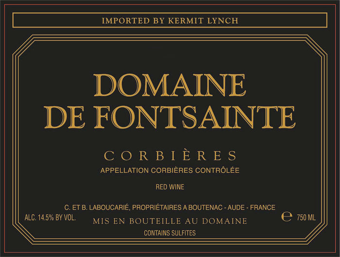 Domaine de Fontsainte Corbieres Rouge 2022