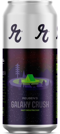 Reuben's Brews Galaxy Crush Hazy IPA 16oz Can