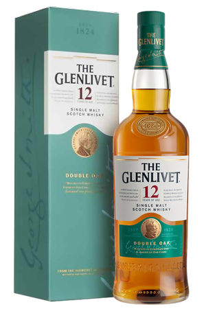 The Glenlivet 12 Year Single Malt Double Oak Scotch 750mL