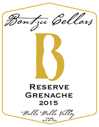 Bontzu Cellars Reserve Grenache 2015