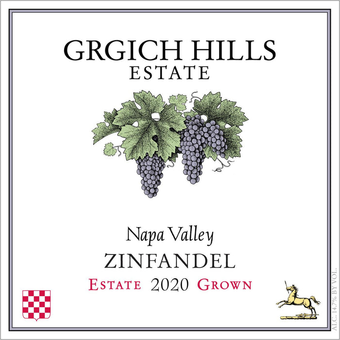 Grgich Hills Estate Zinfandel 2020