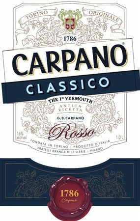 Carpano Classico Vermouth NV 750mL